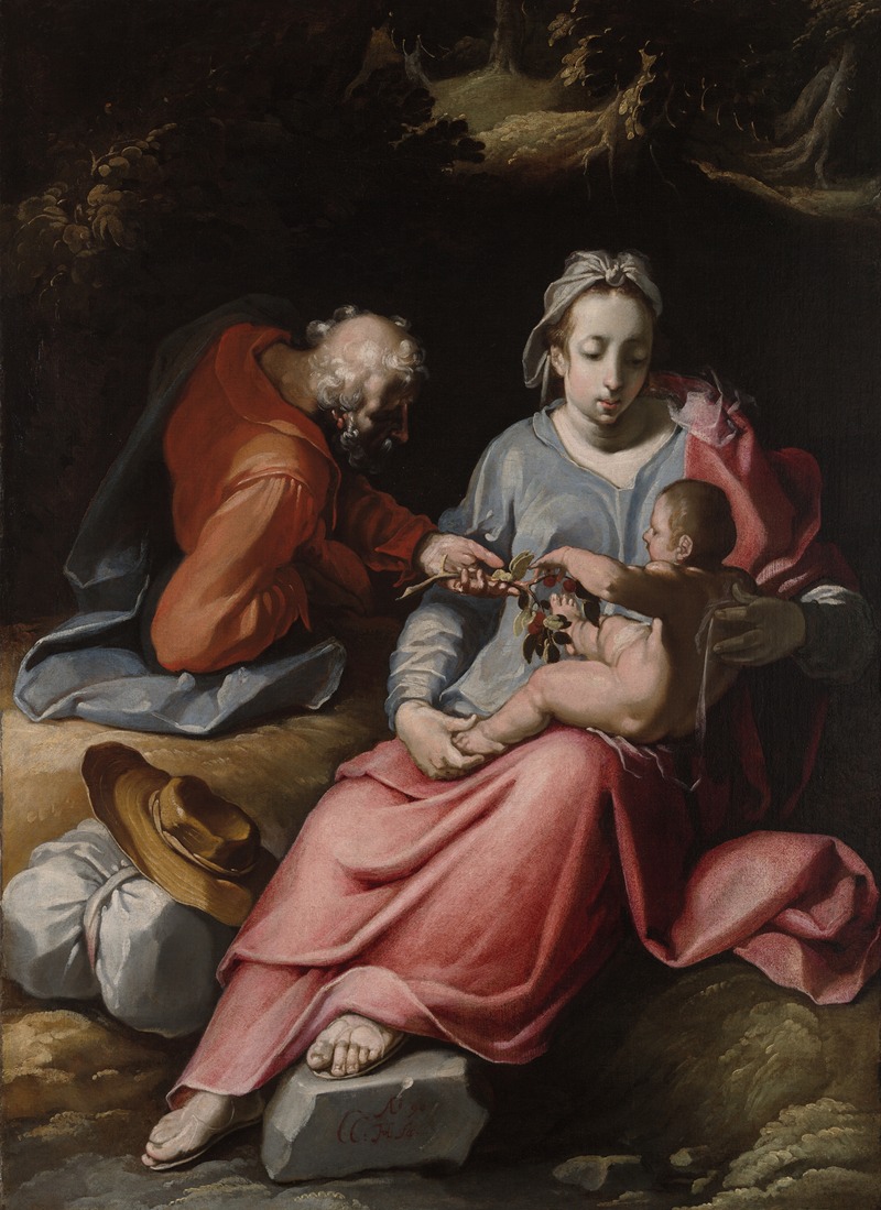 The Holy Family — Cornelis Cornelisz Van Haarlem
