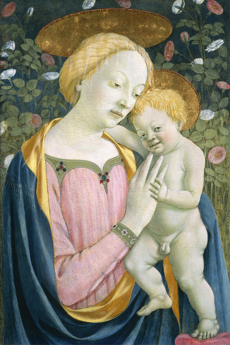 Madonna and Child by Domenico Veneziano — digital art print download
