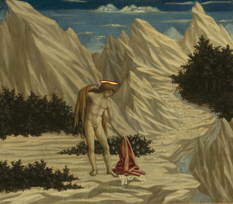 Saint John in the Desert by Domenico Veneziano — digital art print download