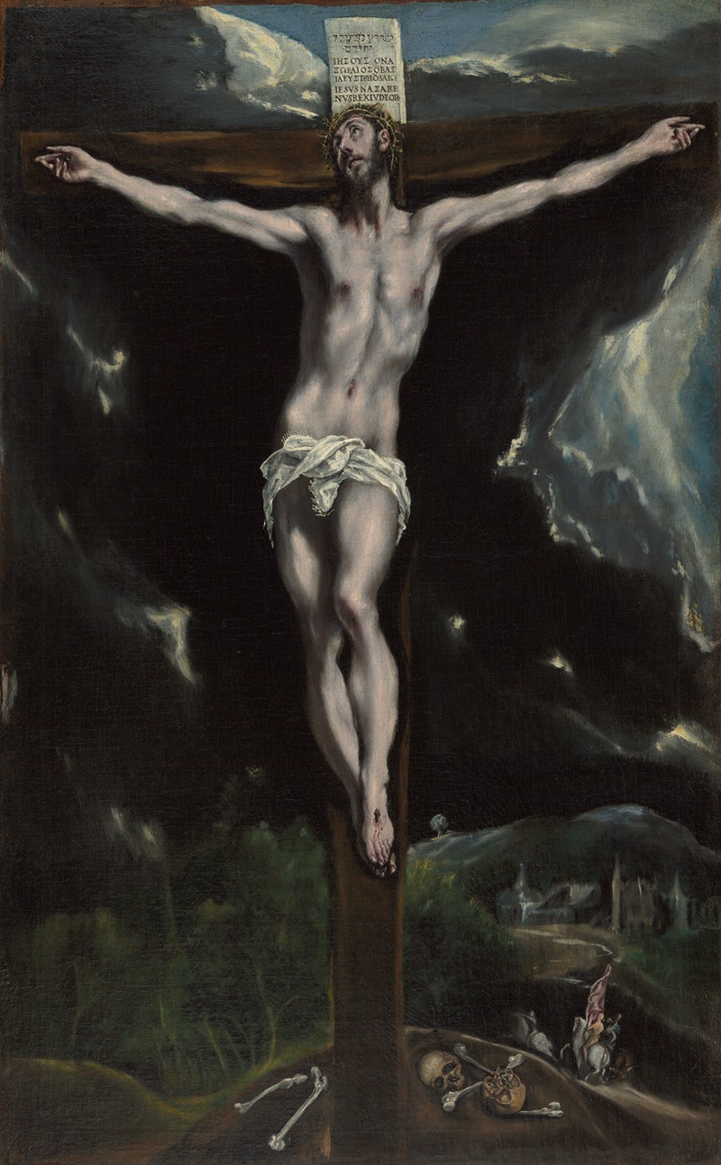 Christ on the Cross by Эль Греко (Доменикос Теотокопулос) — digital art print download