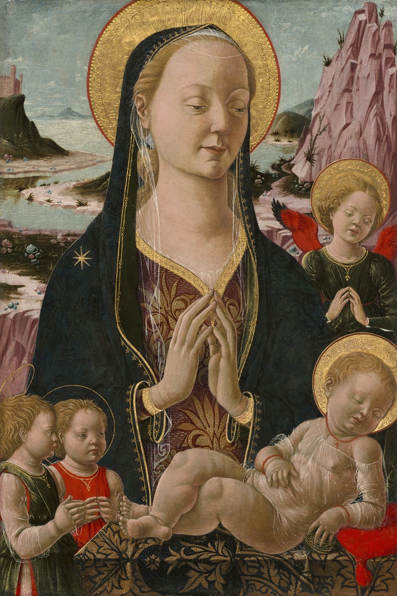Madonna and Child with Angels — Ferrarese 15th Century