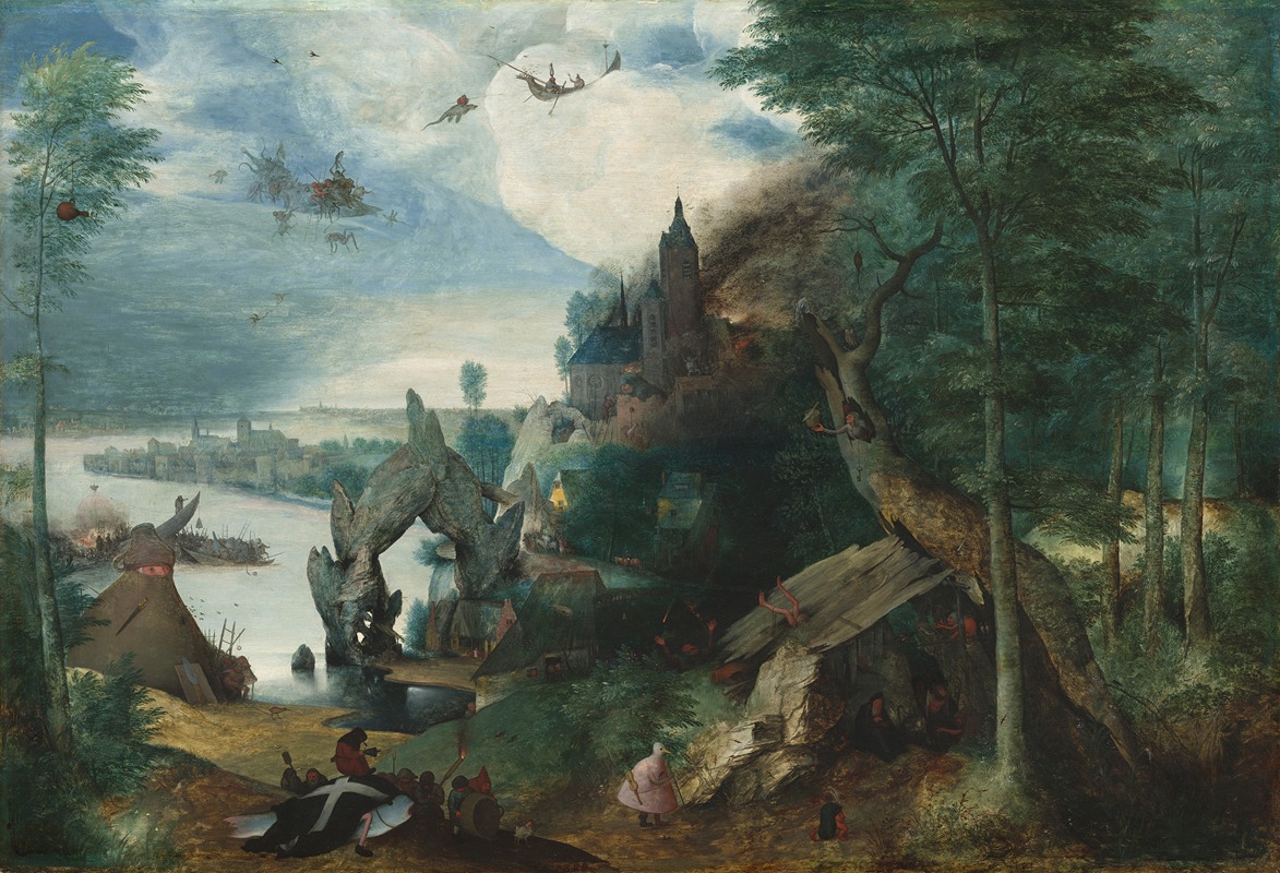 The Temptation of Saint Anthony — Follower of Pieter Bruegel the Elder