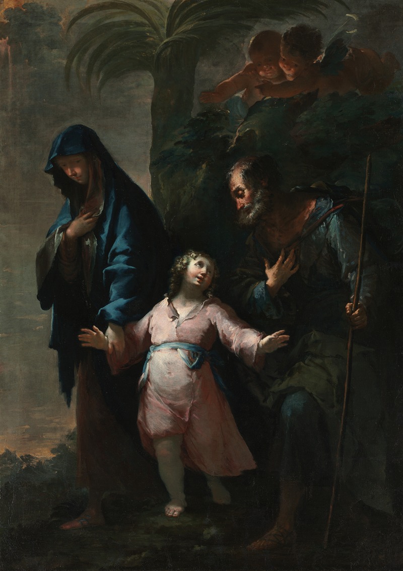 Return to Nazareth by Francesco Conti, 1735 — digital art print download