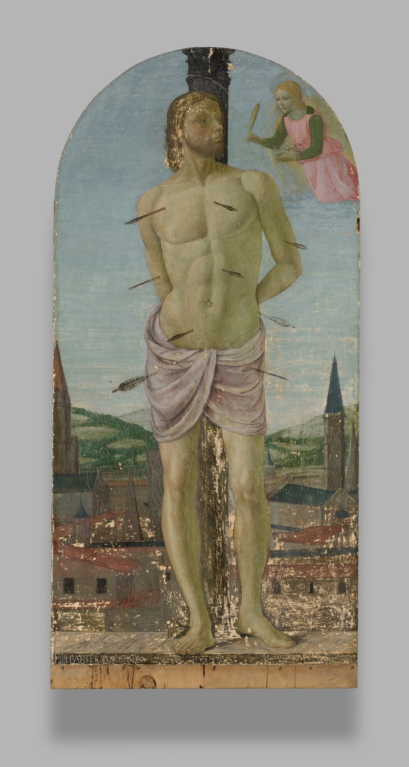 Saint Sebastian by Gherardo di Giovanni del Fora, 1479 — digital art print download