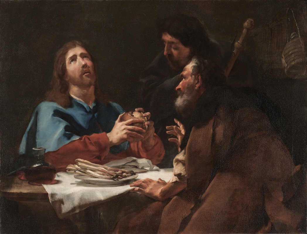 The Supper at Emmaus by Джованни Баттиста Пьацетта, c. 1720 — digital art print download