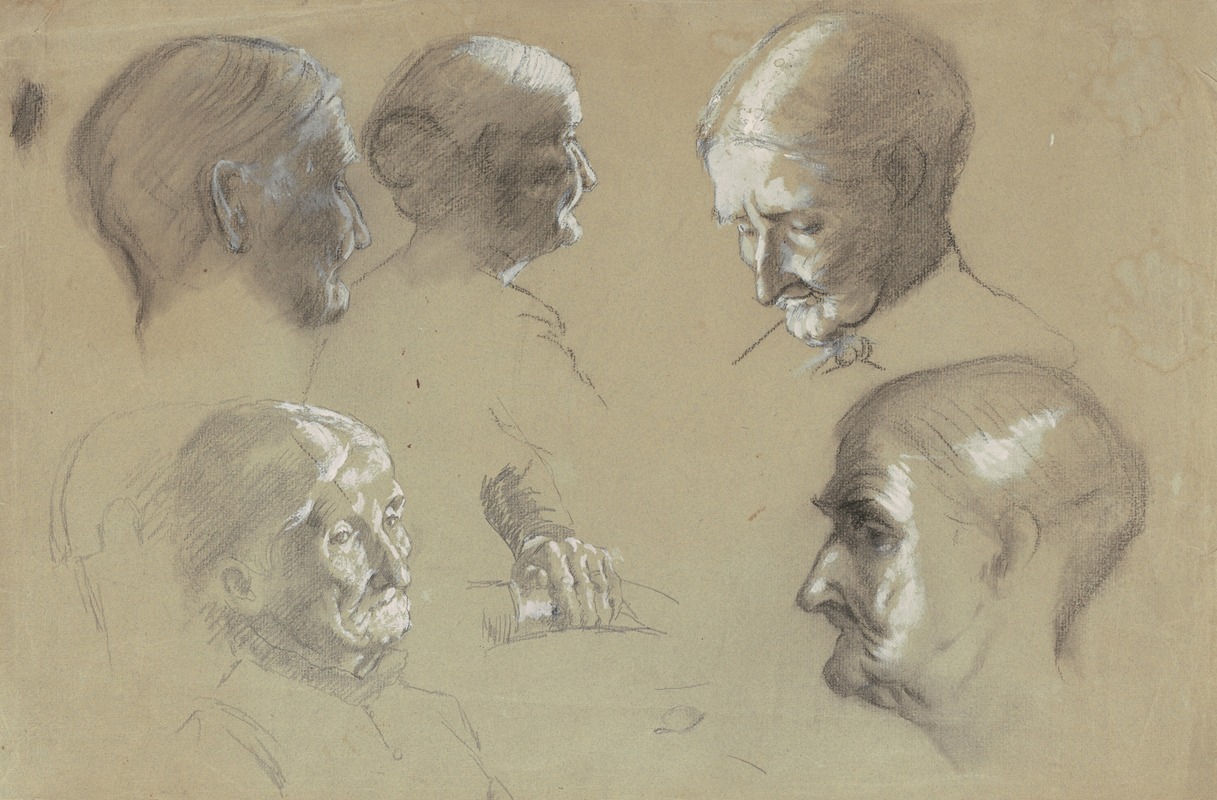 Studies of an Elderly Woman — Enoch Wood Perry Jr.