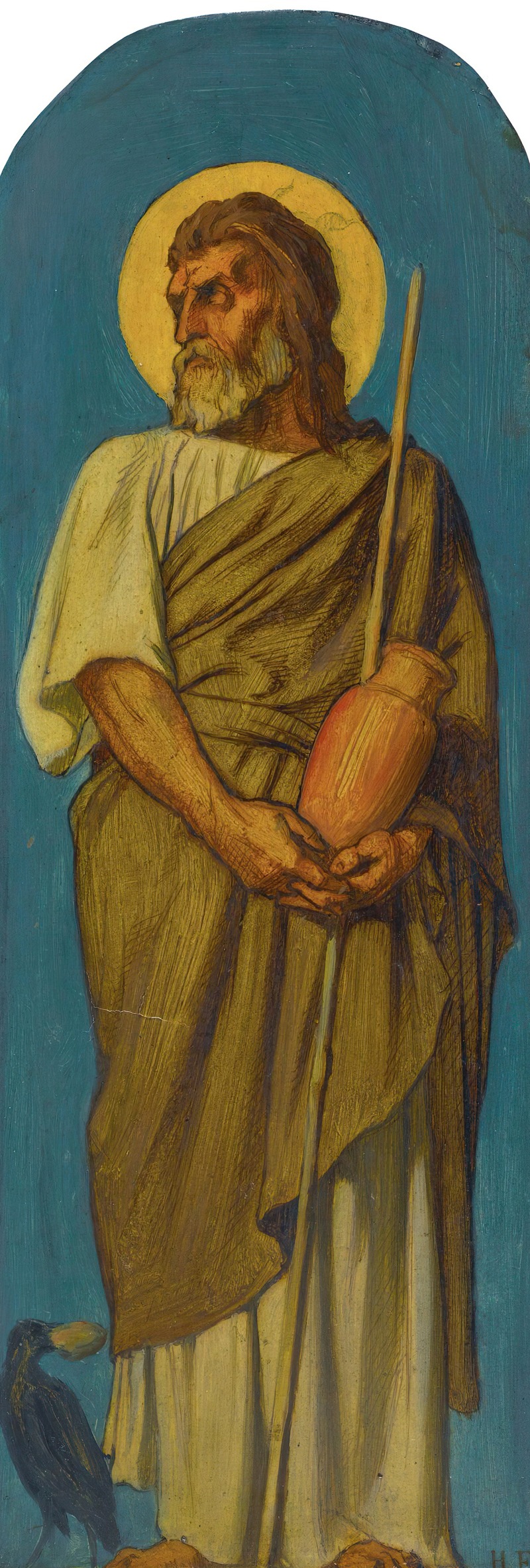 Élisée by Jean-Hippolyte Flandrin, 1858 — digital art print download