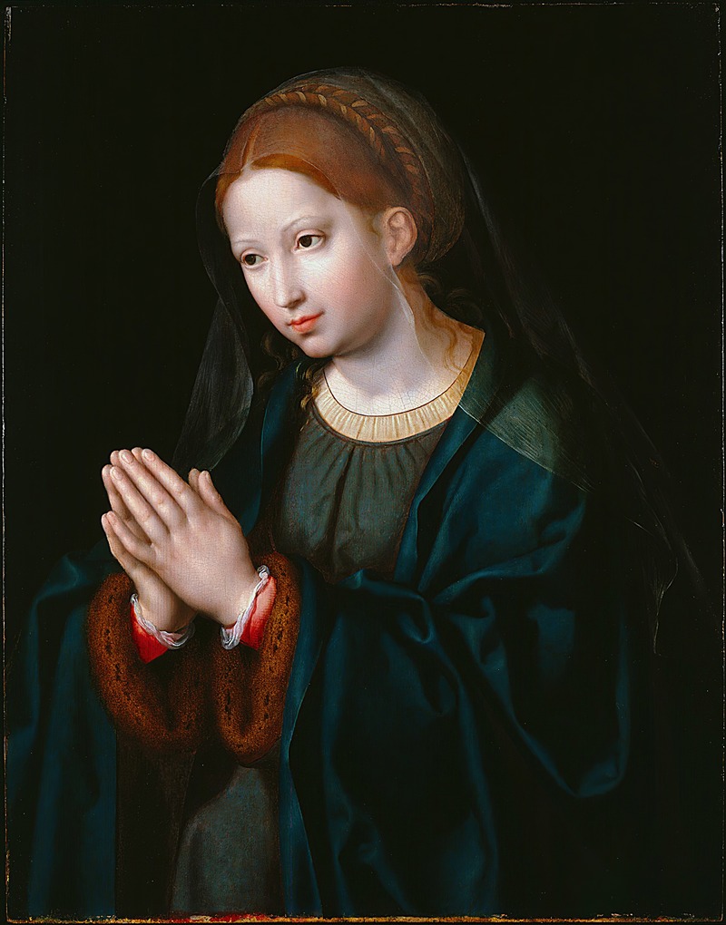 The Virgin in Prayer by Йос ван Клев — digital art print download