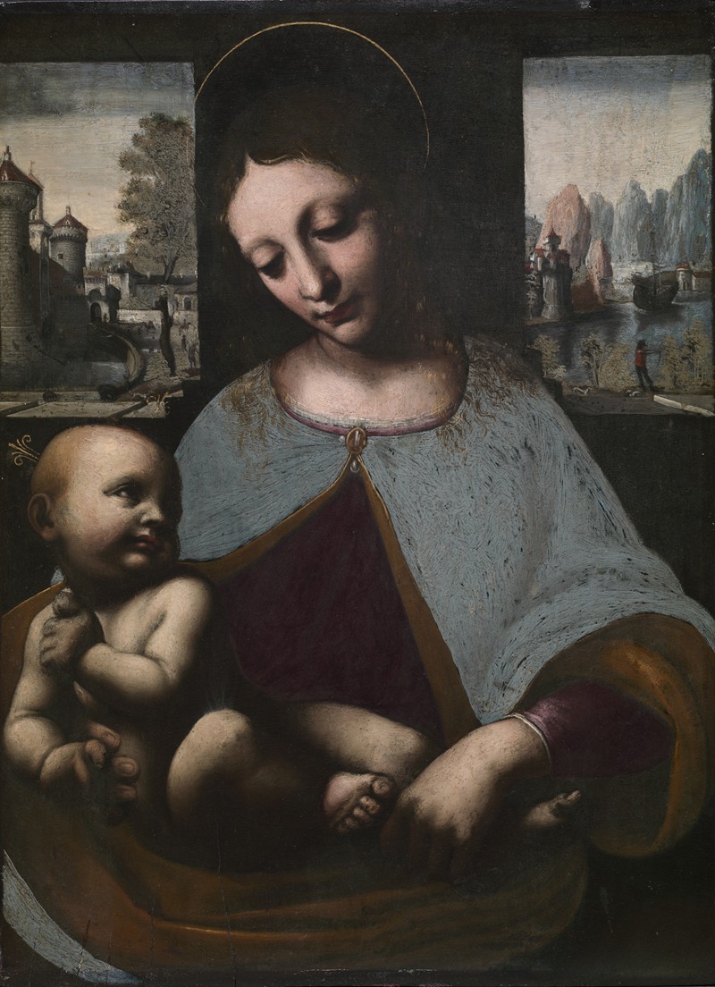Virgin and Child by Леонардо да Винчи, c. 1500 — digital art print download