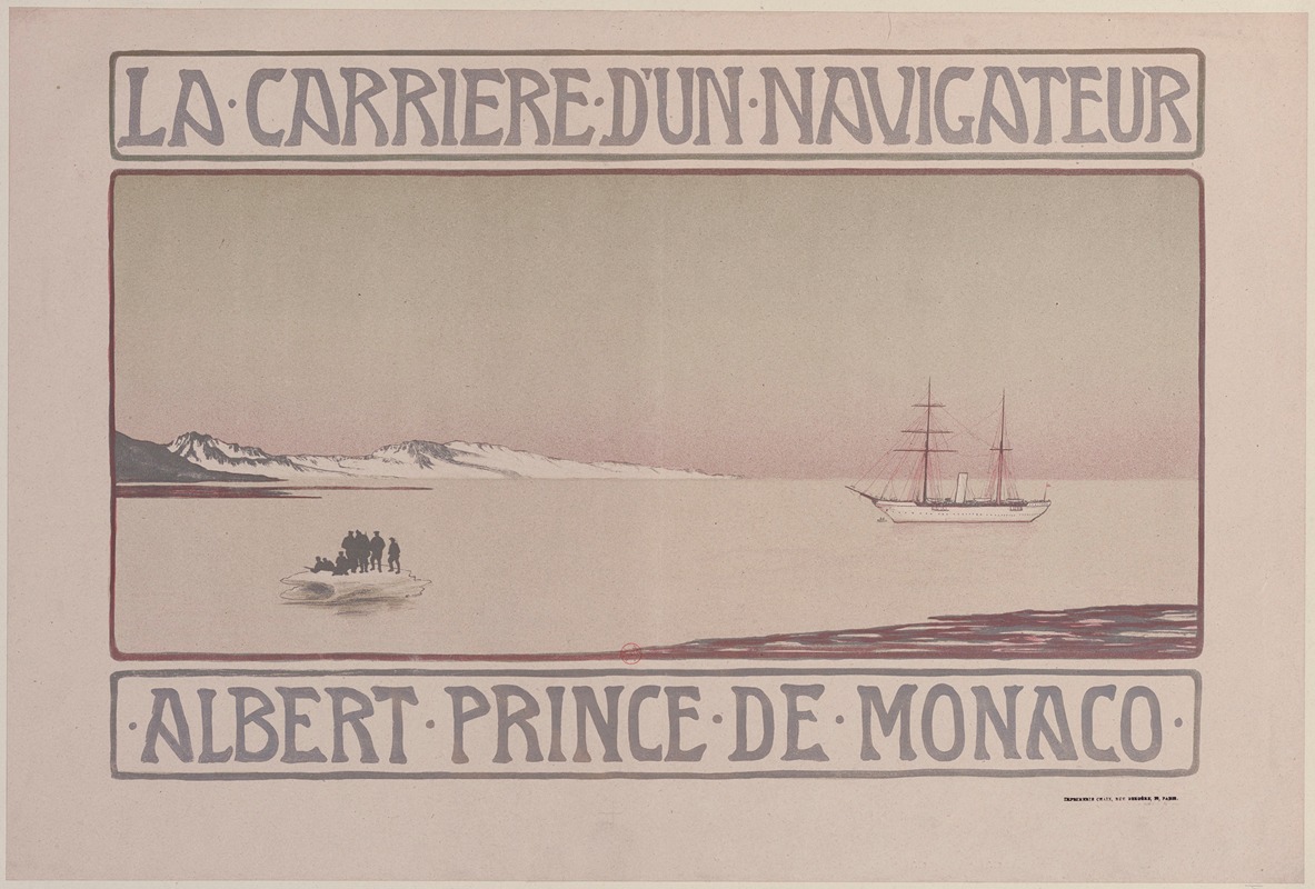 La carrière d'un navigateur – Albert Prince de Monaco — Paul Berthon