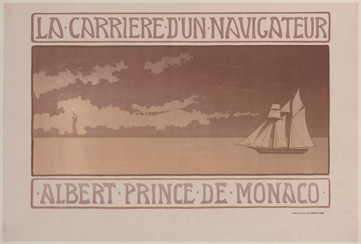 La carrière d'un navigateur – Albert Prince de Monaco — Paul Berthon