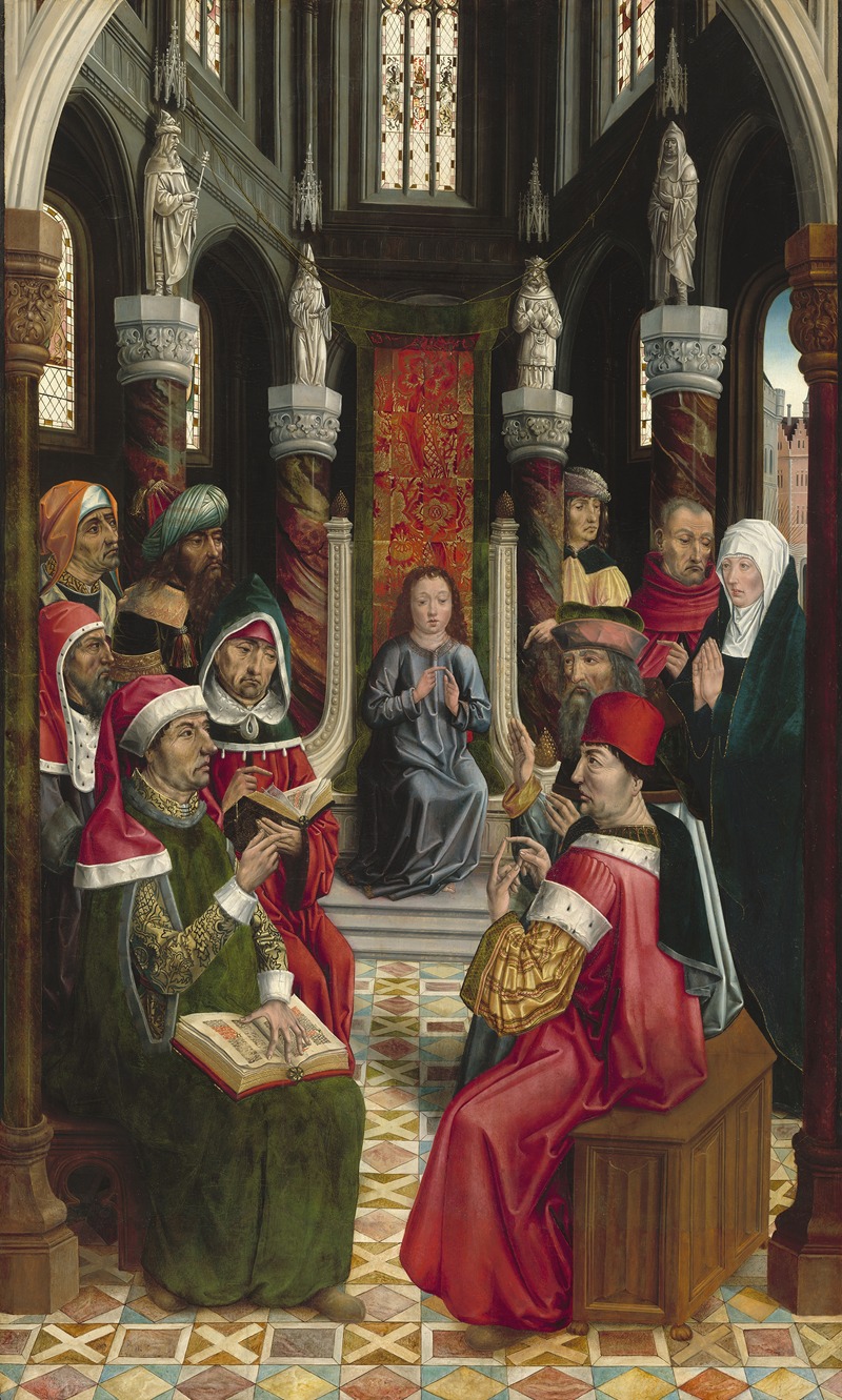 Christ among the Doctors by Master of the Catholic Kings — digital art print download