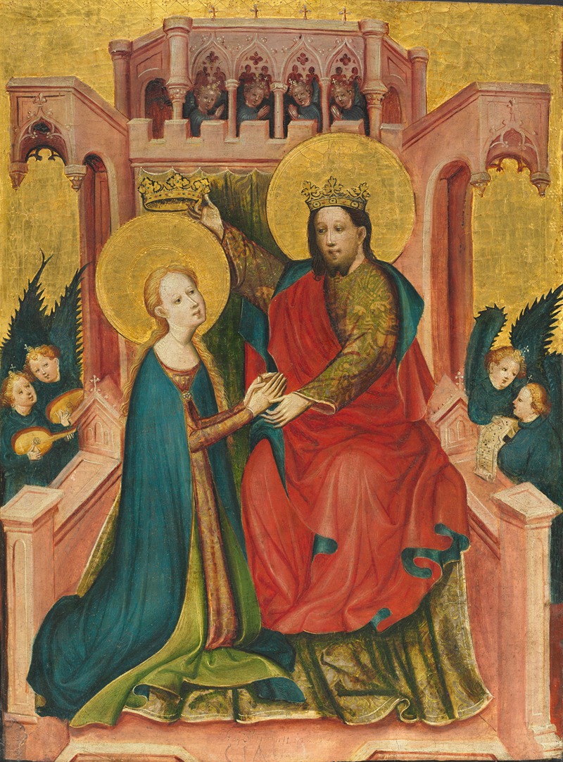 Coronation of the Virgin — Master of the Fröndenberg Altarpiece