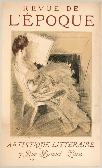 Revue de l'Epoque artistique et littéraire by Поль Сезар Элью, 1899 — digital art print download
