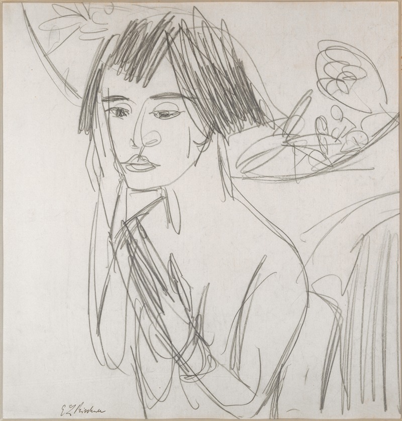 Gerda by Ernst Ludwig Kirchner, 1912 — digital art print download