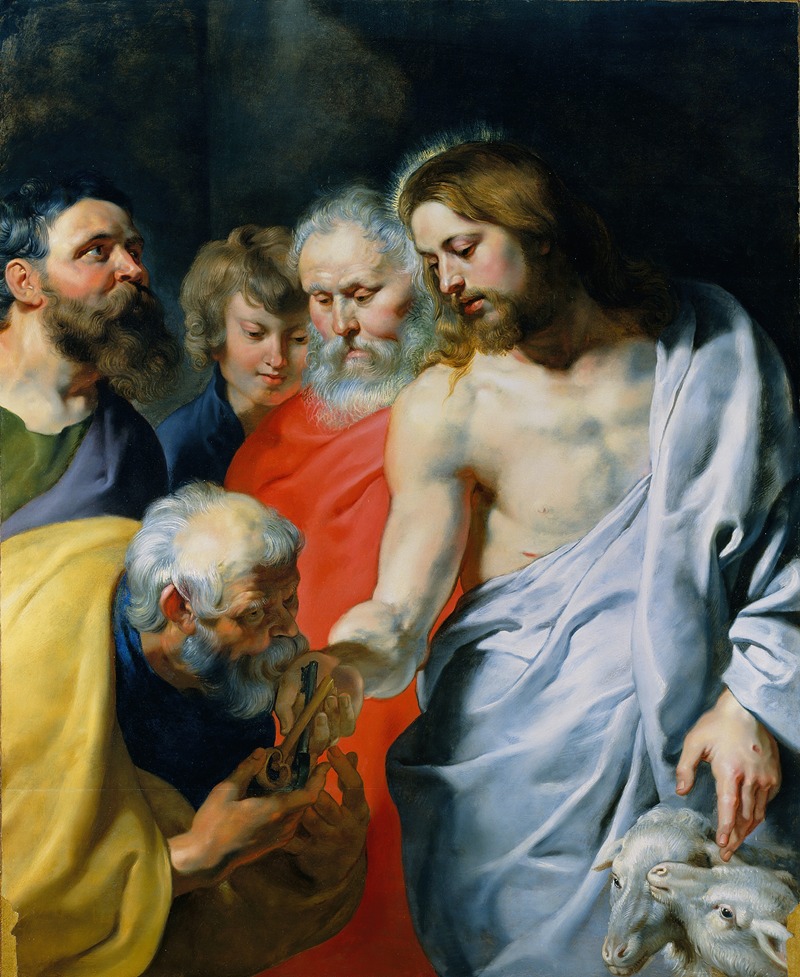 Christ's Charge to Peter by Петер Пауль Рубенс, c. 1616 — digital art print download