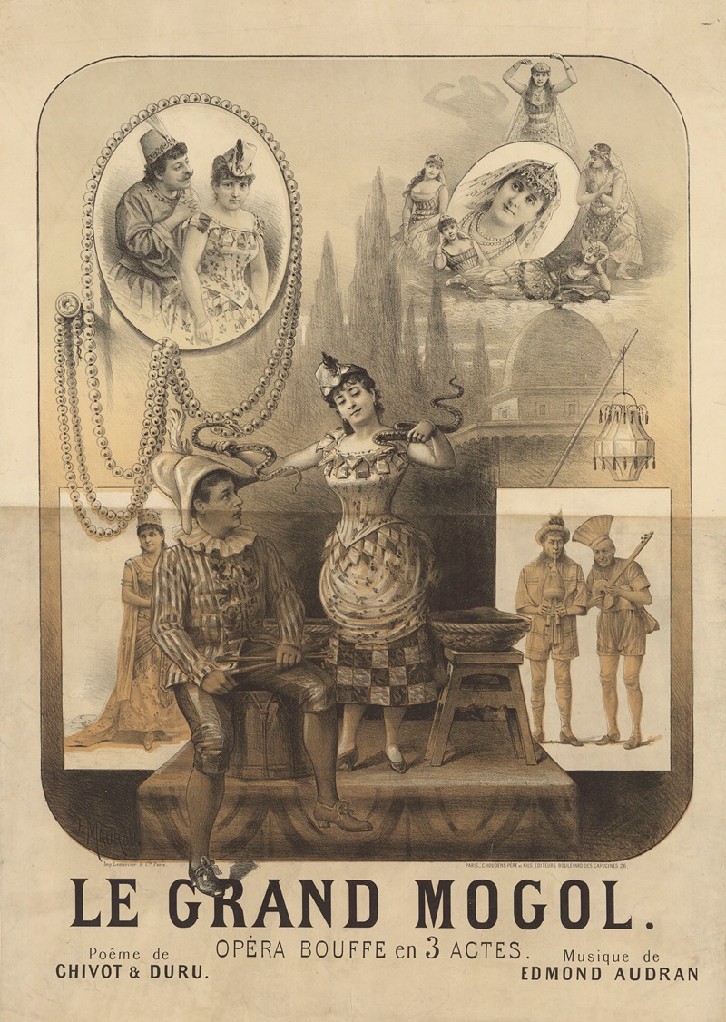 Le Grand Mogol by Paul Maurou, 1884 — digital art print download