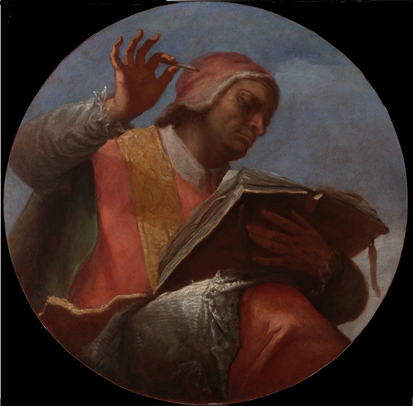 Saint Gregory the Great by Себастьяно Риччи, 1700–1704 — digital art print download