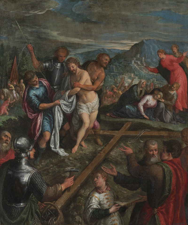 Preparation for the Crucifixion by Аноним — digital art print download