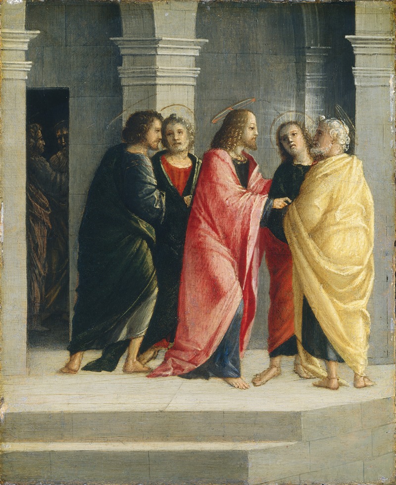 Christ Instructing Peter and John to Prepare for the Passover — Vincenzo Civerchio