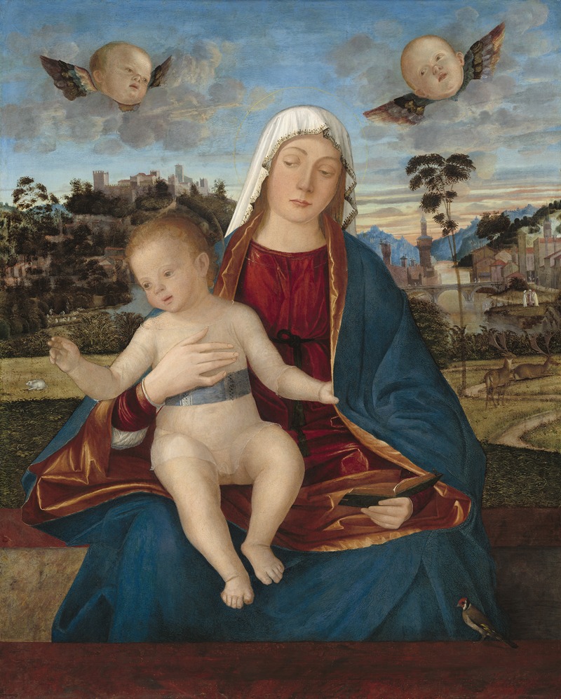 Madonna and Child by Витторе Карпаччо — digital art print download