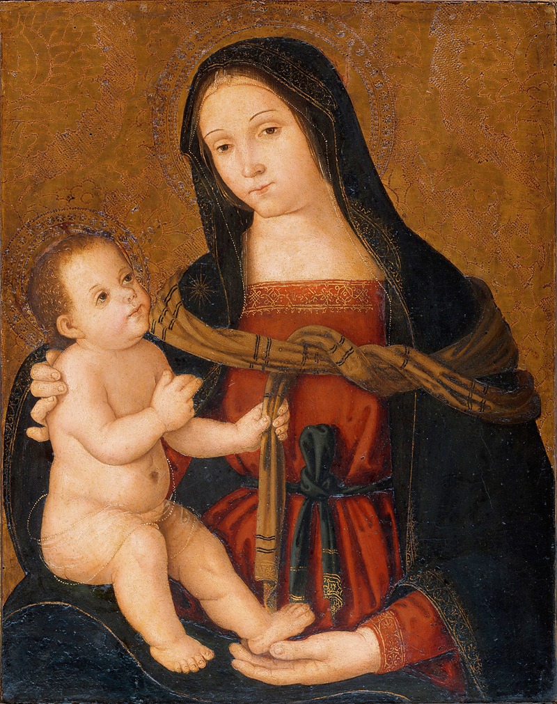 Madonna And Child by Antoniazzo Romano — digital art print download