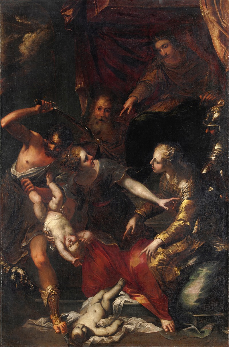 The Judgement of Solomon — Bartolomeo Biscaino