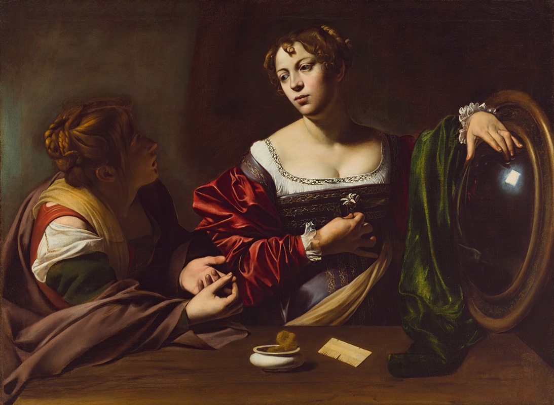 Martha and Mary Magdalene by Караваджо — digital art print download