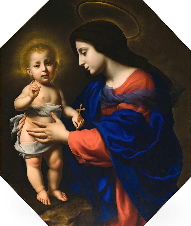 Madonna and Child by Карло Дольчи, 1651 — digital art print download