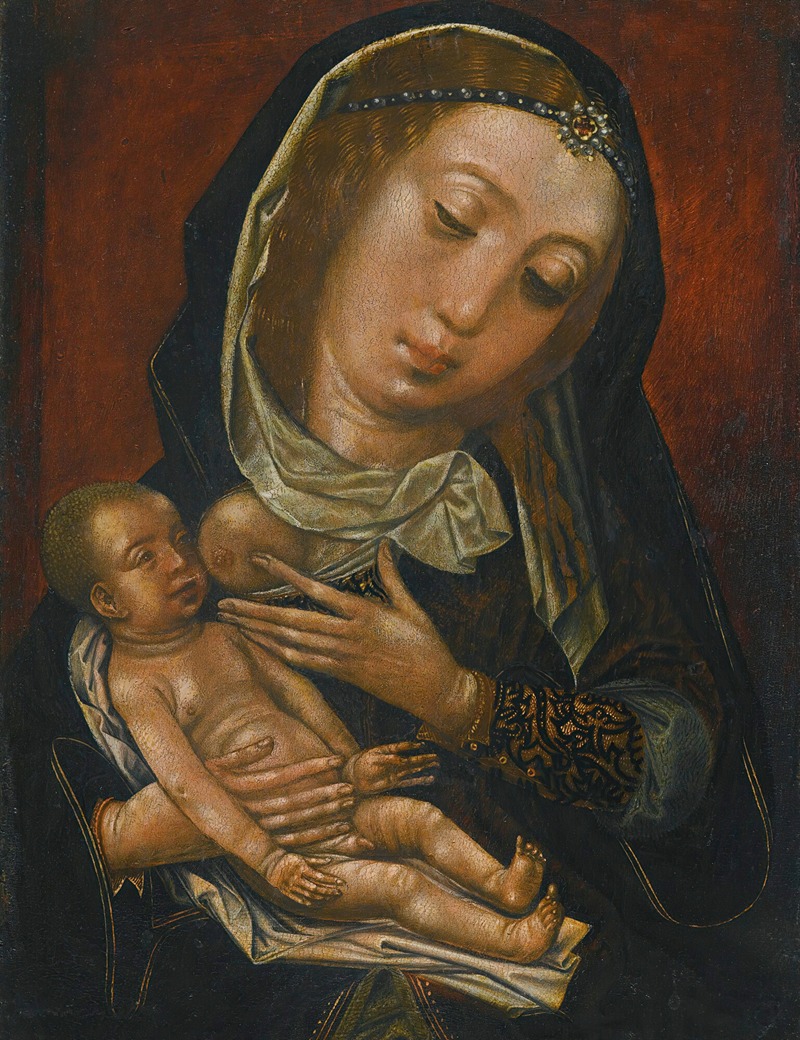 The Madonna And Child — Castilian School