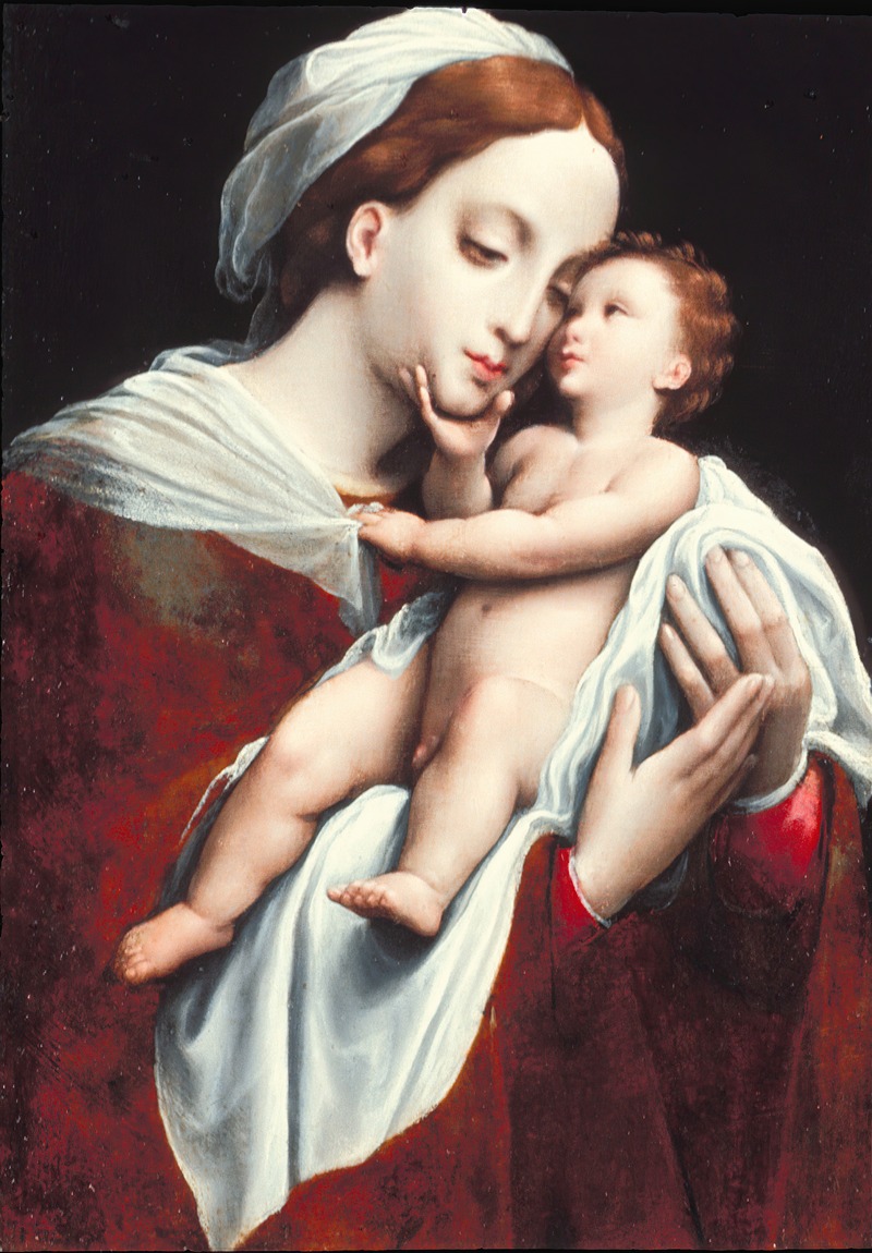 Madonna and Child by Cornelis van Cleve — digital art print download