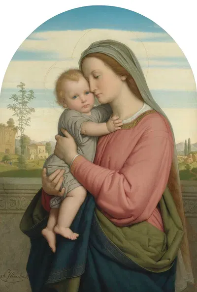 Mater Christi by Франц Иттенбах, 1874 — digital art print download