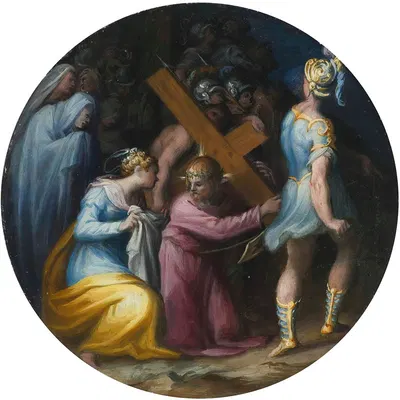 Christ Carrying The Cross by Giovanni Battista Naldini — digital art print download