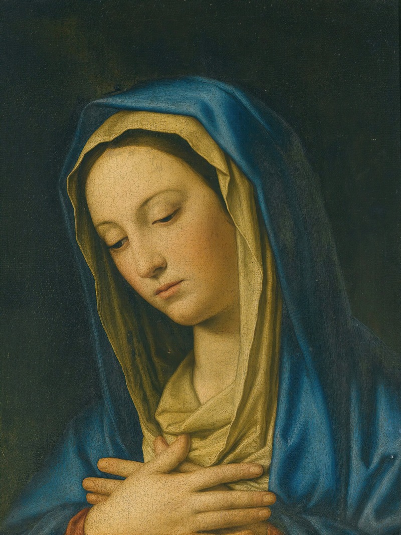 The Madonna At Prayer by Джованни Баттиста Сальви да Сассоферрато — digital art print download