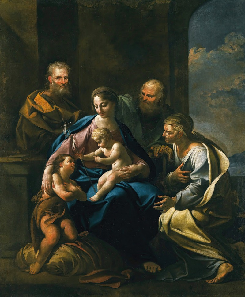The Virgin And Child With Saints — Giovanni Domenico Ferretti