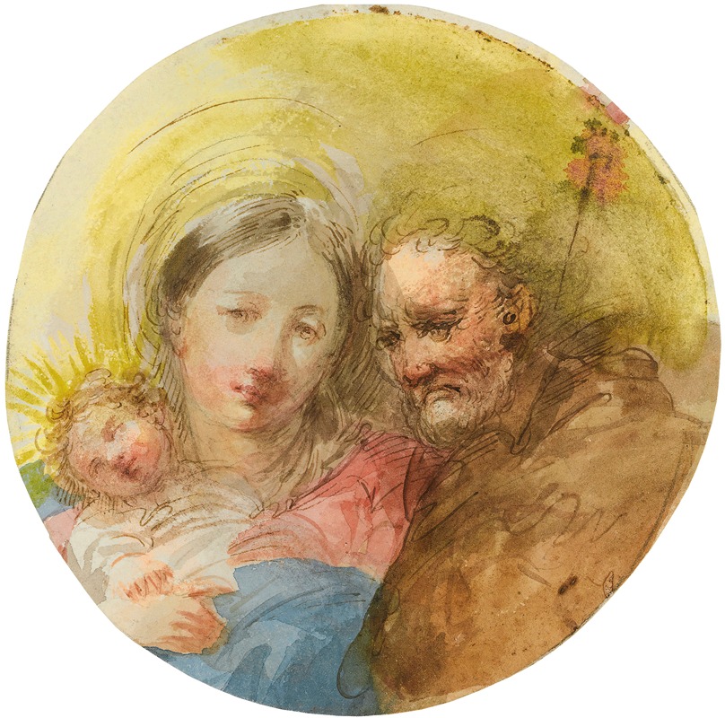 The Holy Family — Джузеппе Бернардино Бизон