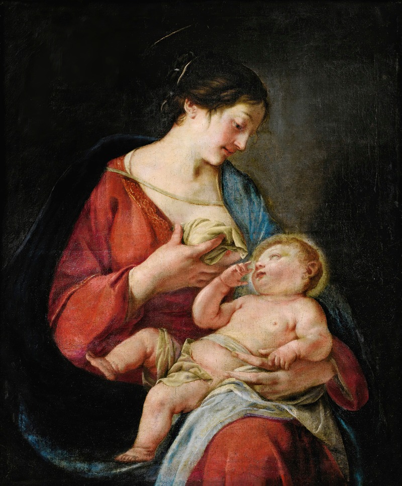 Virgin And Child by Жак Бланшар — digital art print download