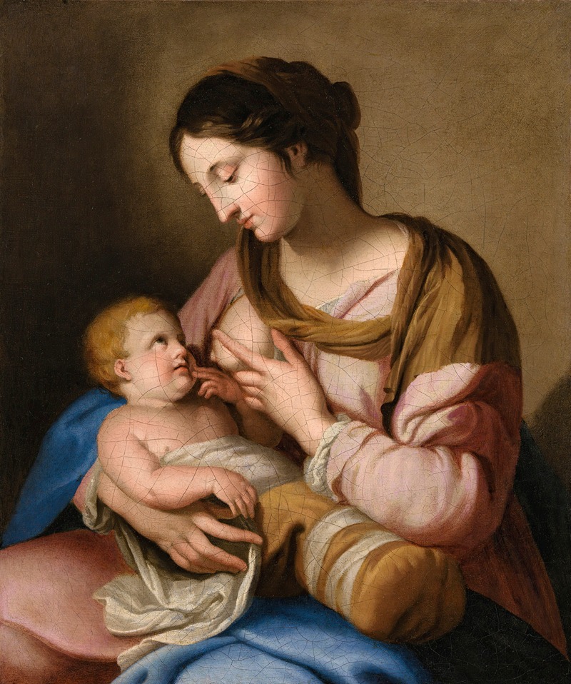 Virgin And Child by Жак Стелла — digital art print download