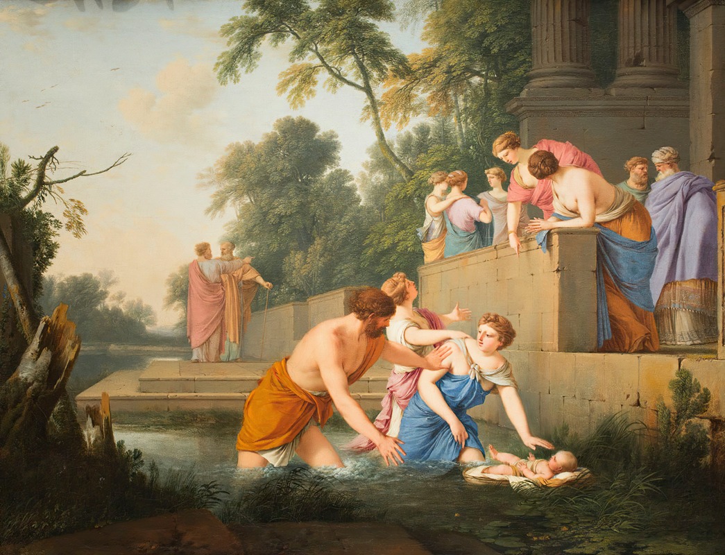 The Finding of Moses by Laurent de la Hyre — digital art print download