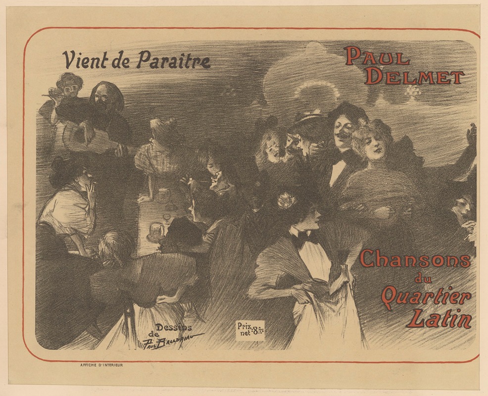 hansons de Montmartre, Paul Delmet — Théophile Alexandre Steinlen