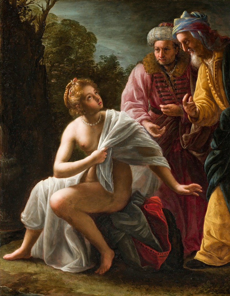 Susanna and the Elders by Оттавий Леони — digital art print download