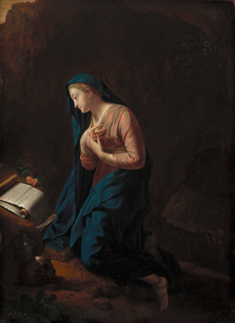 The Repentant Magdalene by Питер Ван Дер Верфф, 1711 — digital art print download