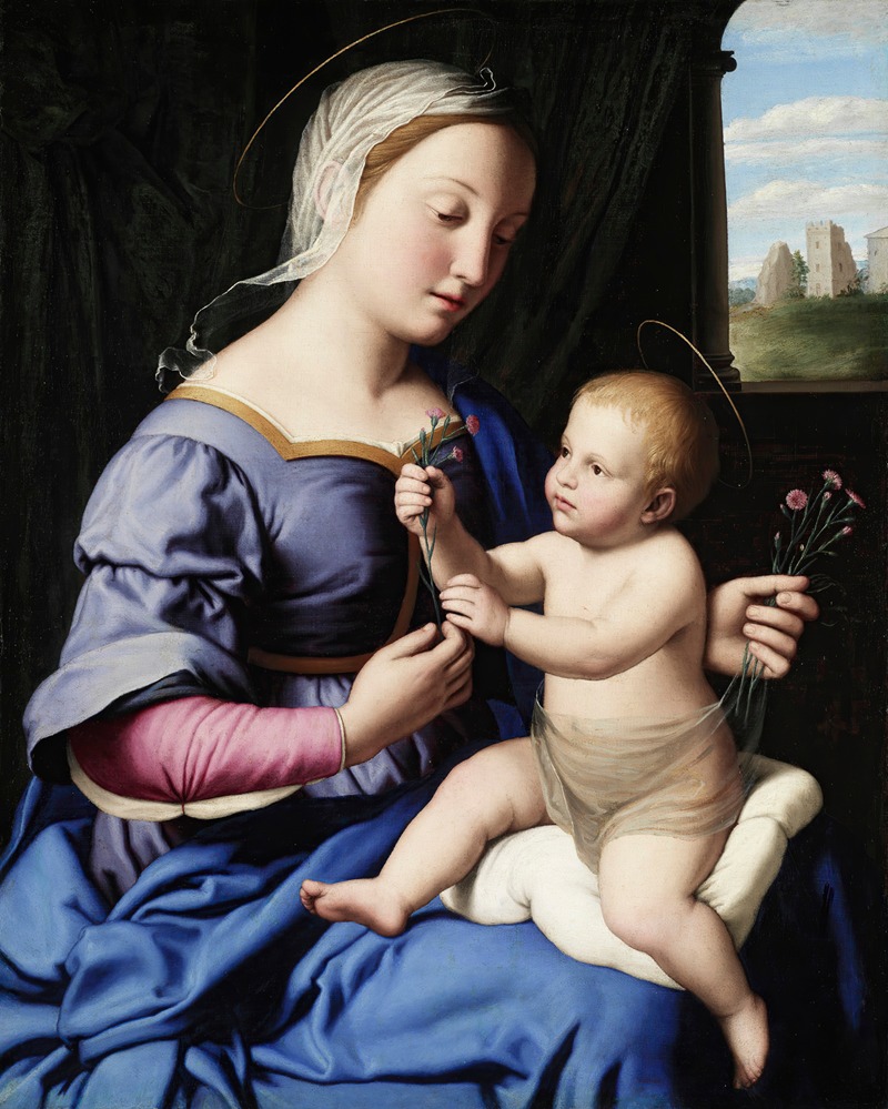 Madonna and Child by Джованни Баттиста Сальви да Сассоферрато — digital art print download