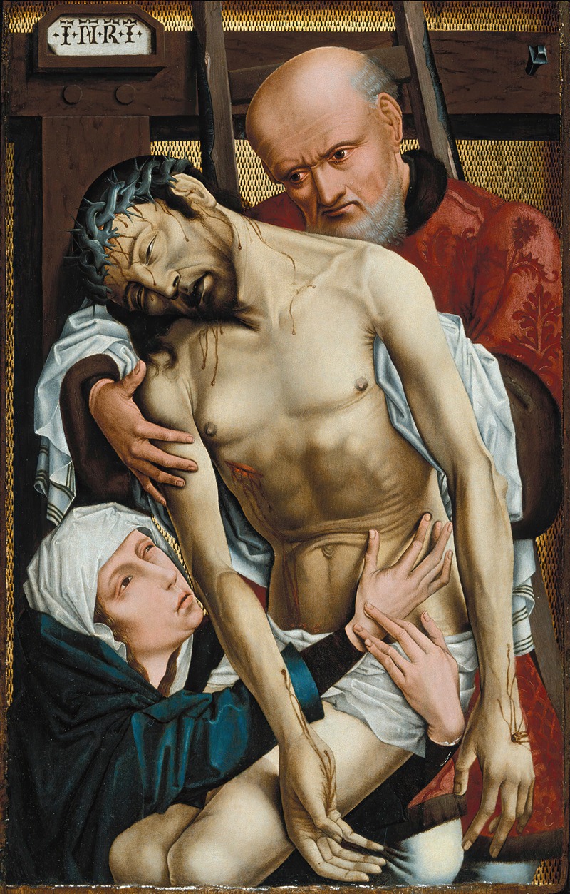 The Descent from the Cross by school of Rogier van der Weyden — digital art print download