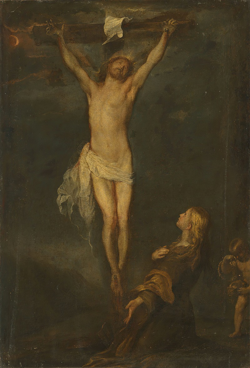 The Crucifixion with Saint Rosalia — Anthony van Dyck