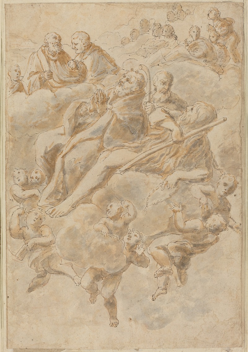 Ecstasy of a Saint by Follower of Giovanni Lanfranco — digital art print download