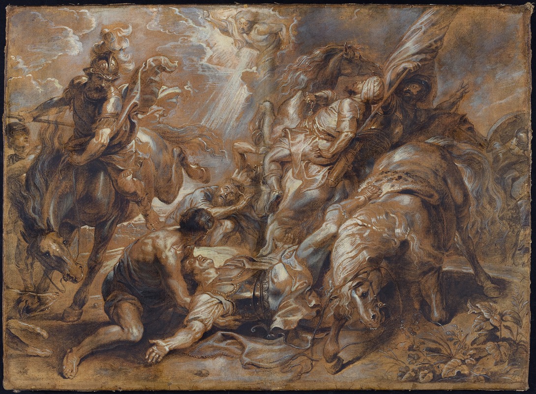 The Conversion of Saint Paul by Абрахам ван Дипенбек — digital art print download