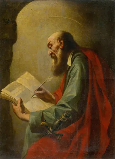 Saint Paul by Follower of Guercino, 1700–1800 — digital art print download