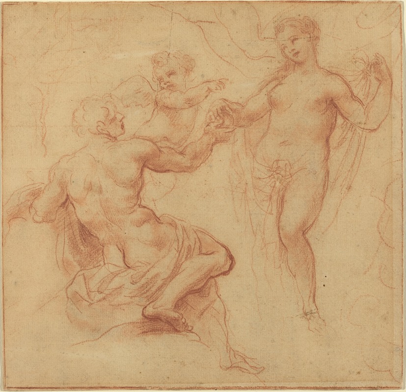 Paris Awarding the Apple to Venus — Francesco Albani