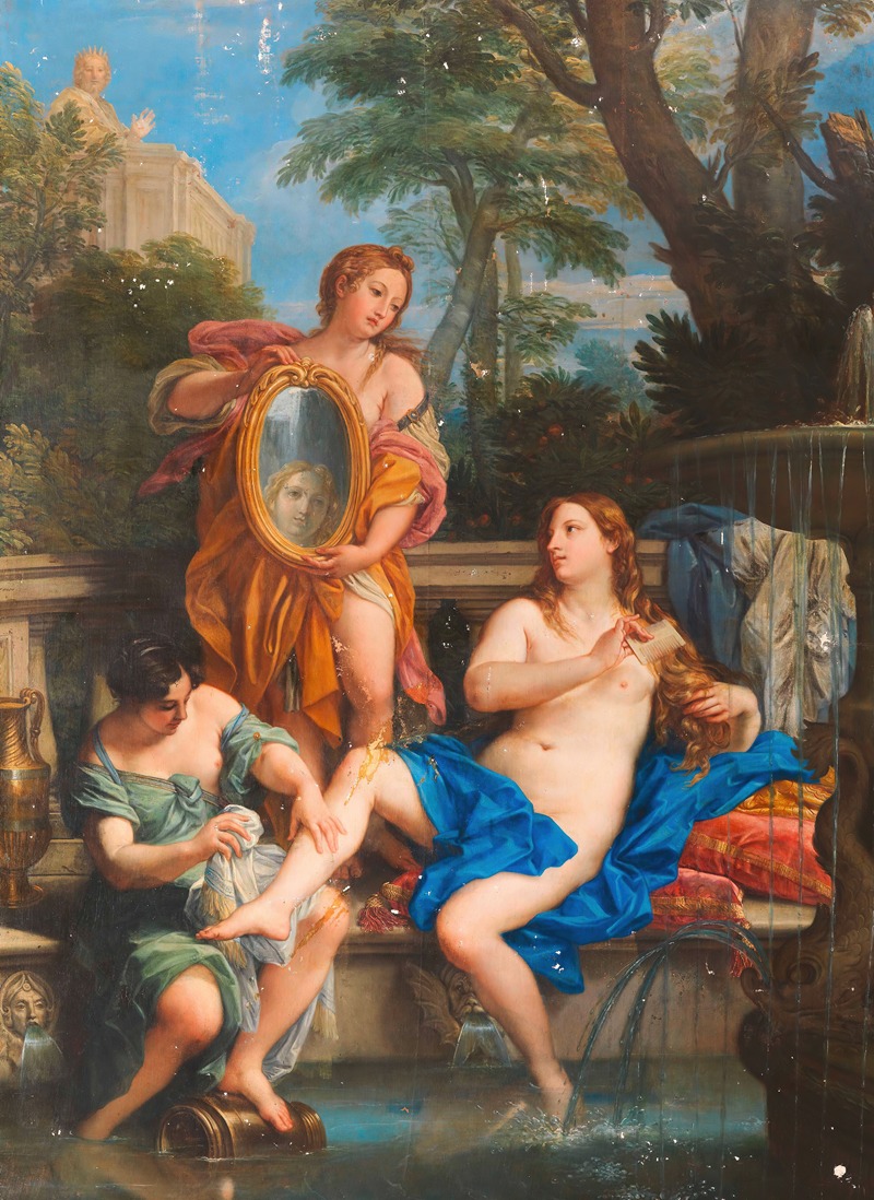 Bathseba im Bade by Карло Маратти, 1693–1695 — digital art print download
